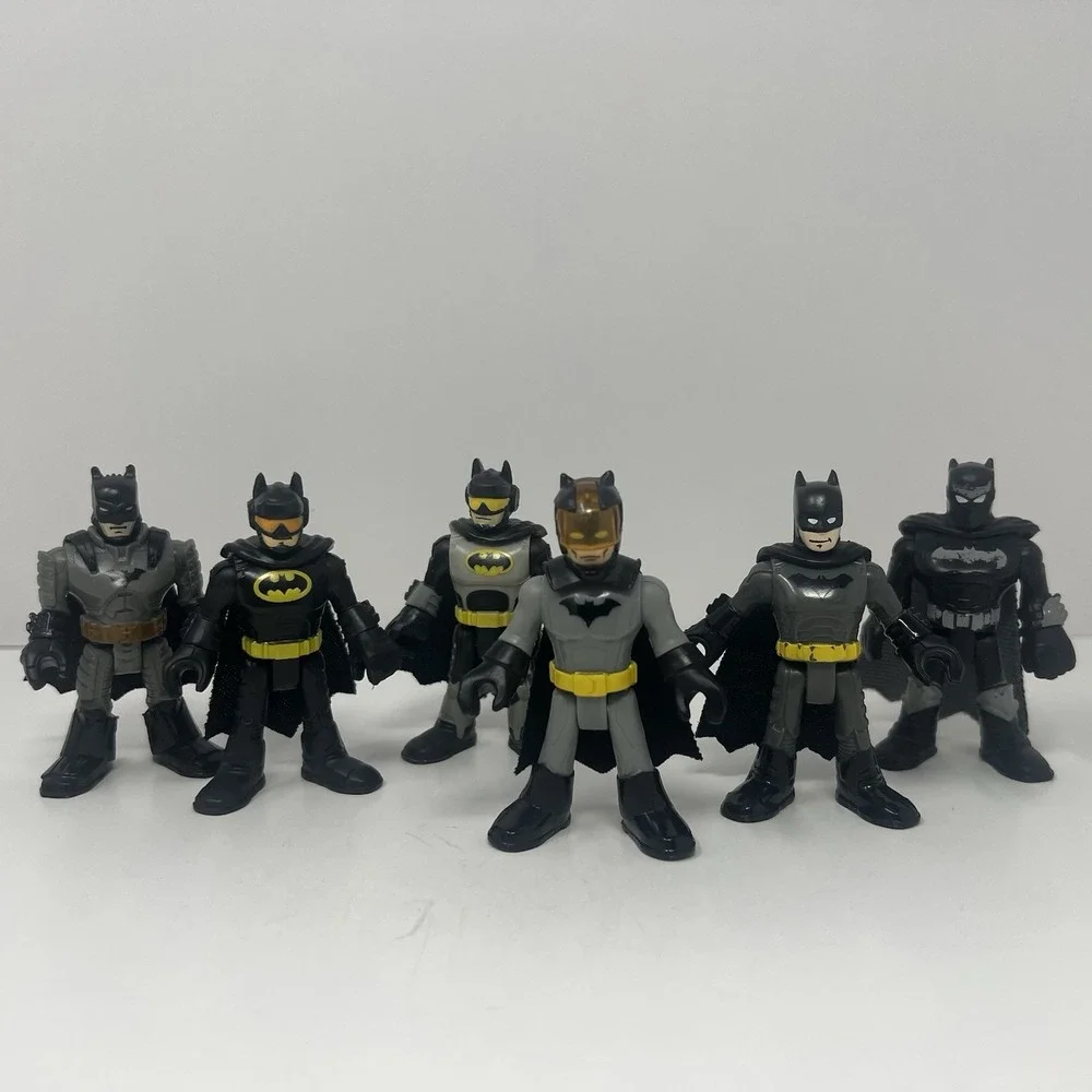 Imaginext Batman DC Justice League Lot 6 Mini Action Figures Super Hero Toys